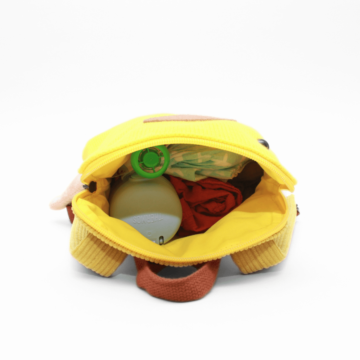 backpack mini squishy ducks built in Fluffy The Duckling Toddler Backpack