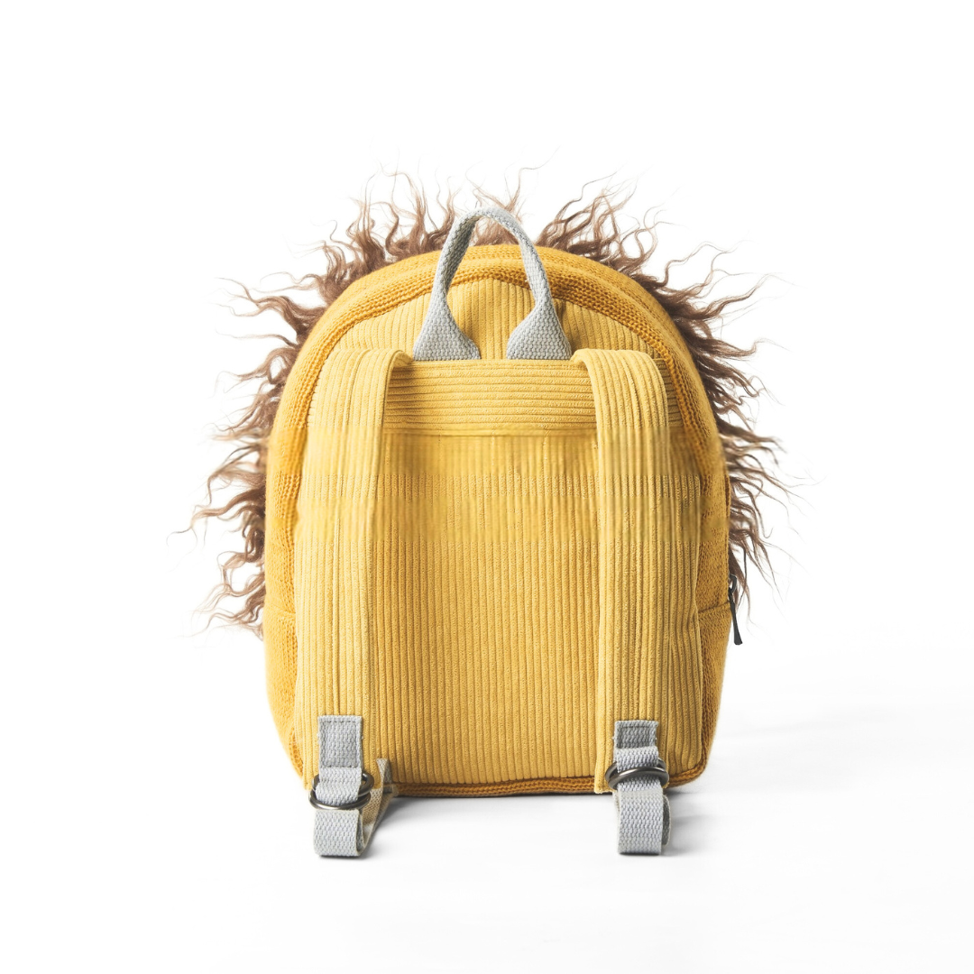 Yellow Lion Toddler Backpack