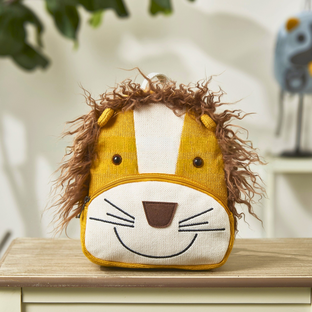 Yellow Lion Toddler Backpack