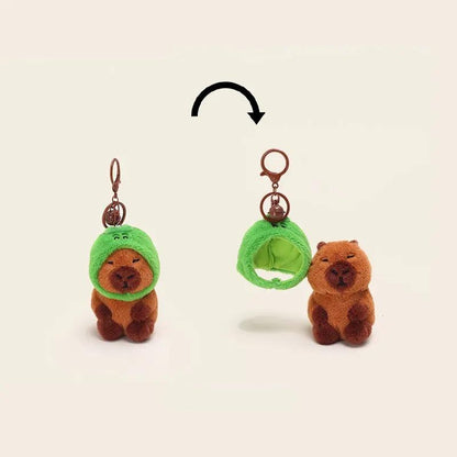 Hooded Capybara Bag Charm