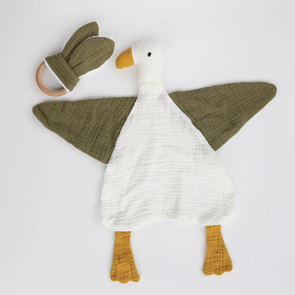 Toddler Organic Cotton Security Blanket - Premium  from The Rare Bunnies - Just $14.99! Shop now at The Rare Bunnies 