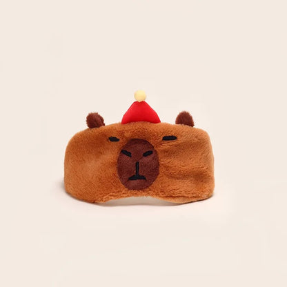 Unieke Capibara Slaap Oogmasker Reis Pluche Blinddoek Oogmasker Cover Met Verstelbare Ontwerpen Voor Rust En Ontspanning Unieke Capibara Slaap Oogmasker Reis Pluche Blinddoek Oogmasker Cover Met Verstelbare Ontwerpen Voor Rust En Ontspanning
