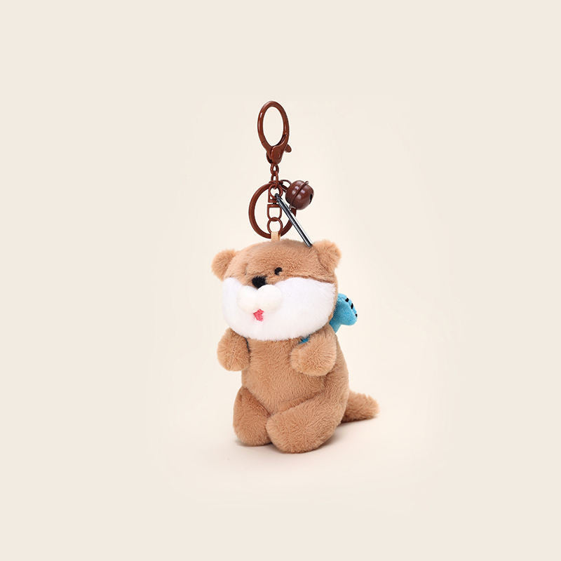 Cute Otter Bag Charm (Brown)