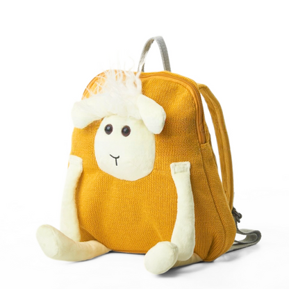 Toddler Sheep Backpack - Kids Eco-friendly Bag - Premium  from The Rare Bunnies  - Just $36! Shop now at The Rare Bunnies 