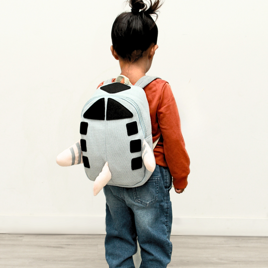 Eco Space Rocket Toddler Backpack - Premium Backpack from The Rare Bunnies  - Just $42! Shop now at The Rare Bunnies 