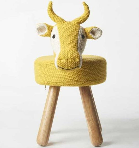 Kids Cute Cow Ottoman Chair - Premium Chair from The Rare Buniies - Just $99.99! Shop now at The Rare Bunnies 